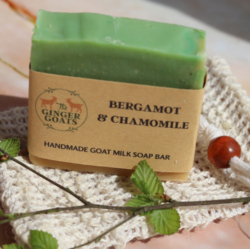 Bergamot & Chamomile Goat Milk Soap – Handmade Natural Soap Bar