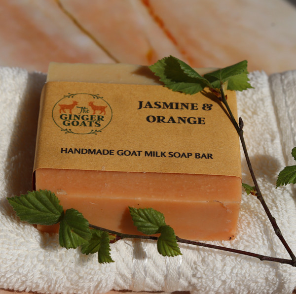 Jasmine & Orange Soap Goat Milk Soap - Handmade Natural Soap Bar