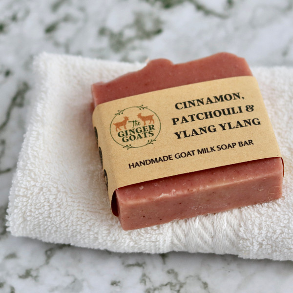 Cinnamon, Patchouli & YlangYlang Goat Milk Soap – Handmade Natural Soap Bar