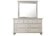 Homelegance Celandine Collection Mirror in Silver and Dresser