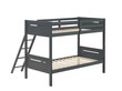 Coaster Littleton Twin/Twin Bunk Bed in Grey; Reverted