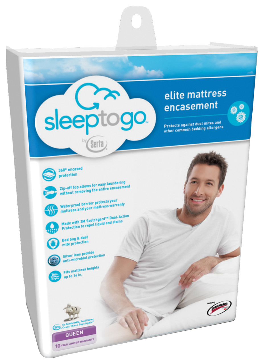 Serta Sleep to Go Elite Mattress Encasement Protector