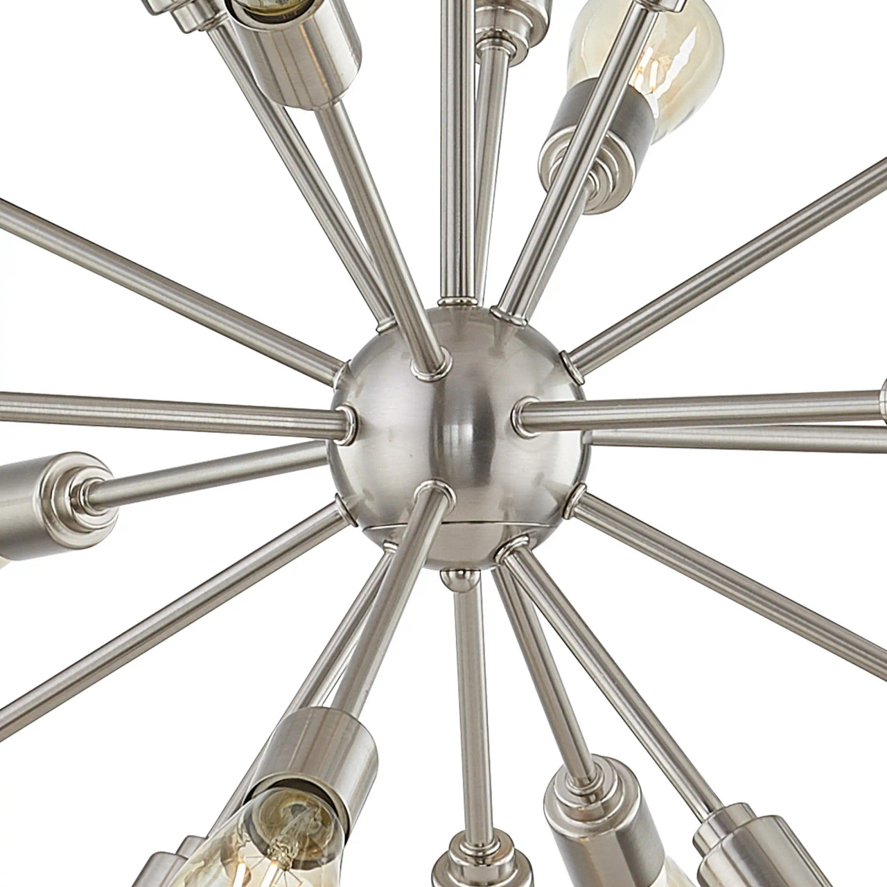 Origin 21 Grayford 18-Light Brushed Nickel Mid-century Led; Dry