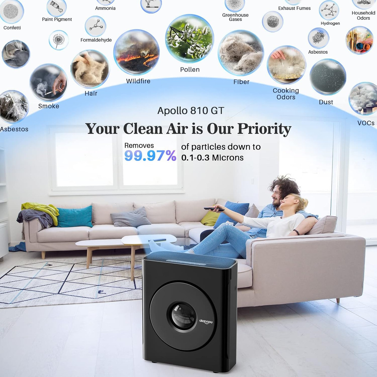 Okaysou global air purifier cheap