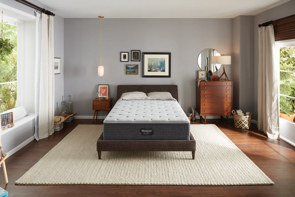 Simmons Beautyrest Silver Level 1 Extra Firm Mattress - DealBeds.com