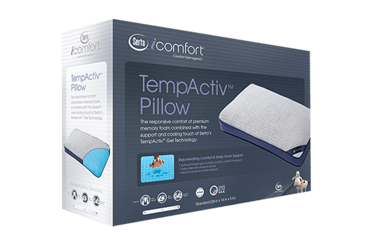 icomfort tempactiv scrunch pillow