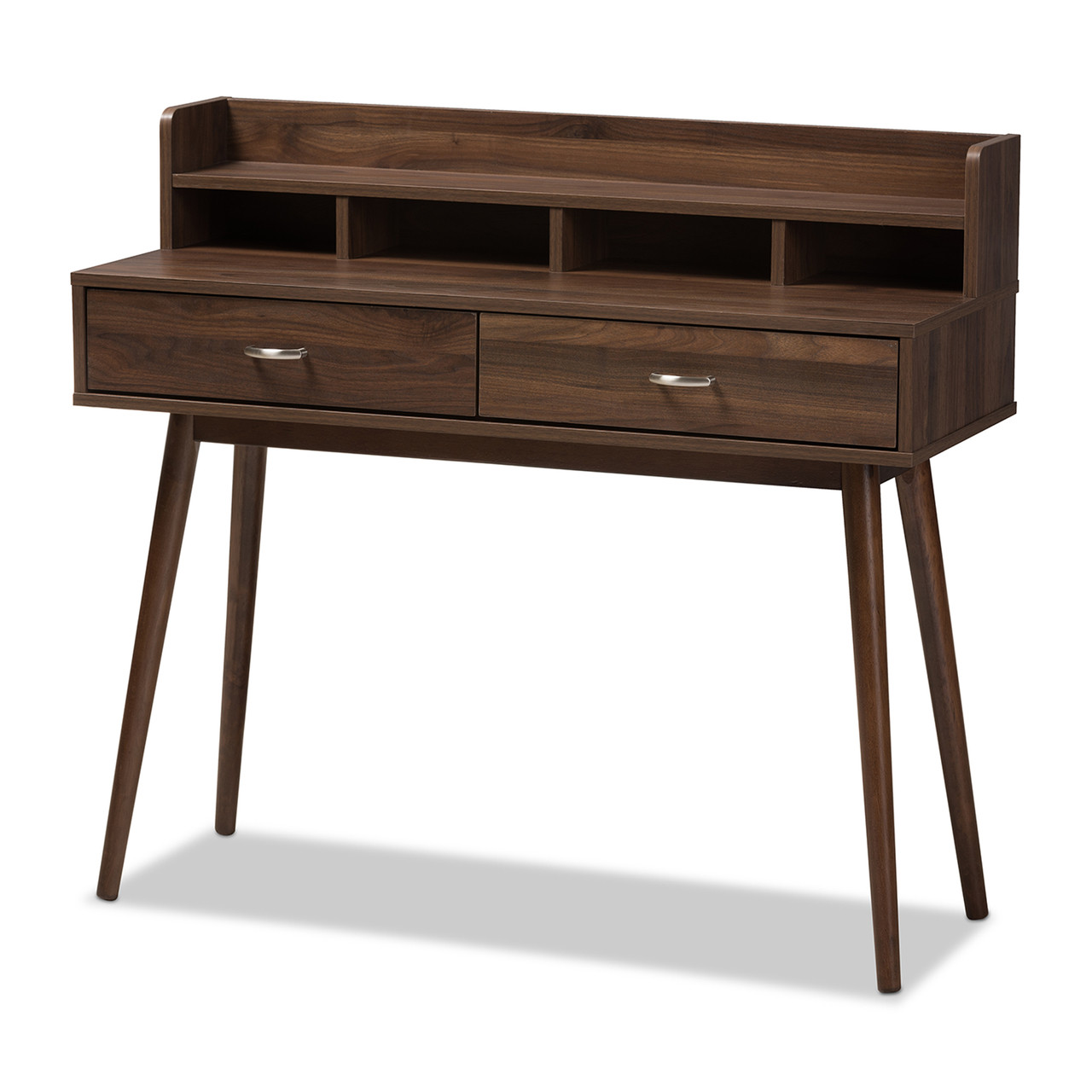 Baxton Studio Disa Mid Century Modern Walnut Brown Finished 2