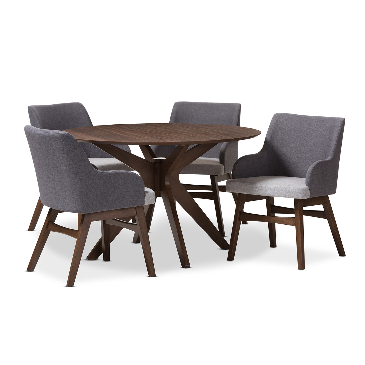 Baxton Studio Monte Dining Set - Thumbnail 3