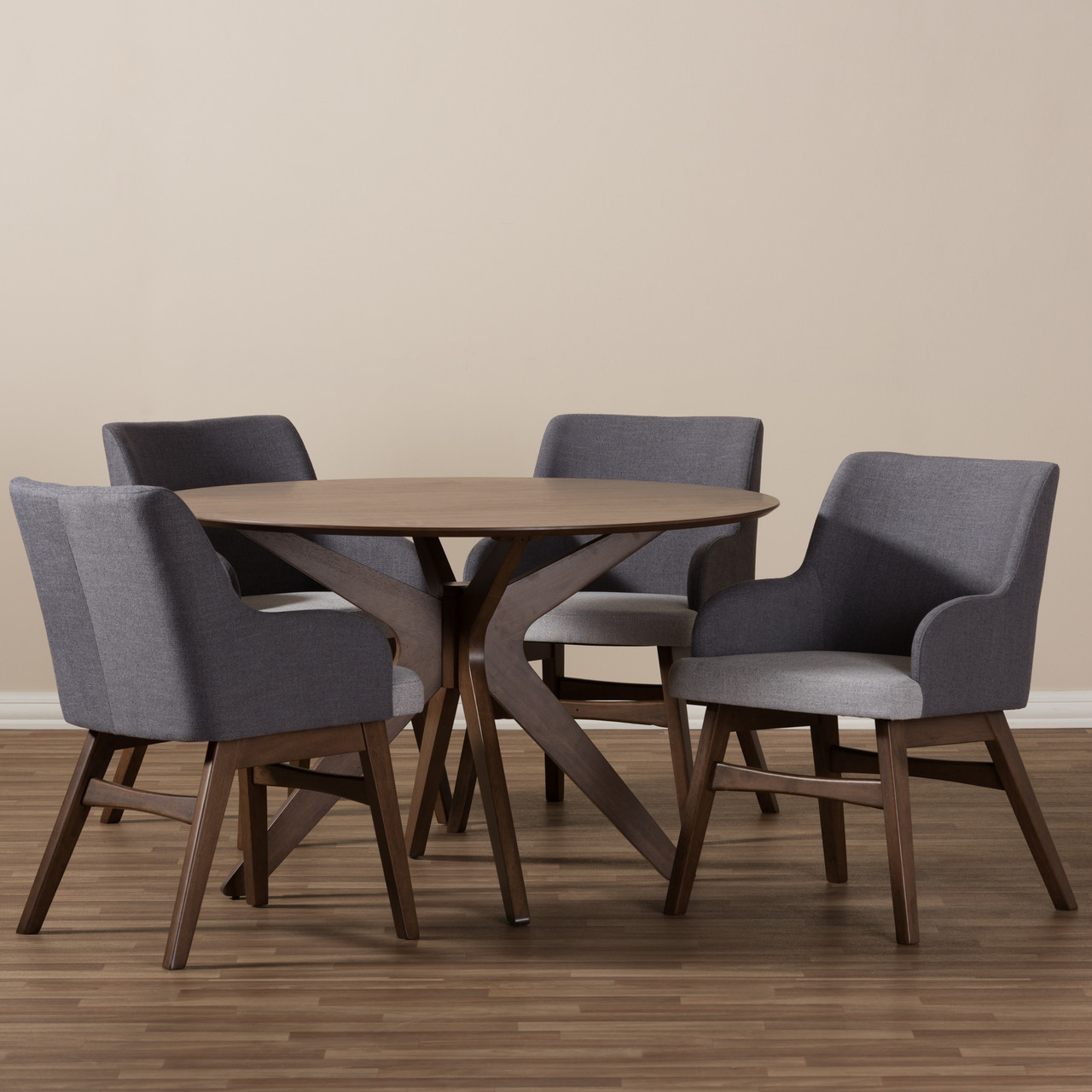 Baxton Studio Monte Dining Set - Thumbnail 4