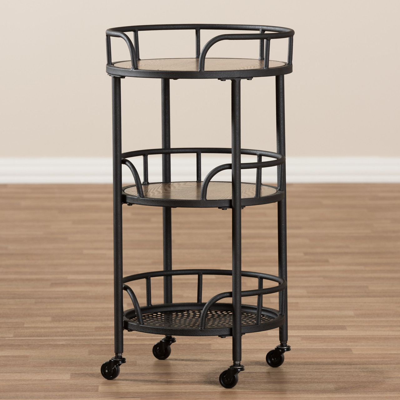 Baxton Studio Bristol Serving Cart
