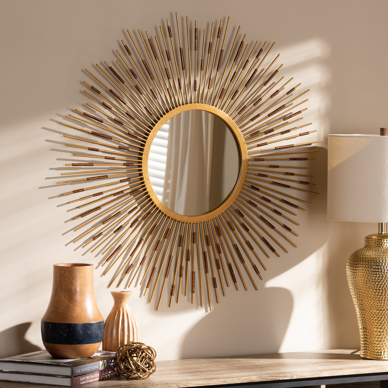 Baxton Studio Apollonia Modern and Contemporary Gold Finished