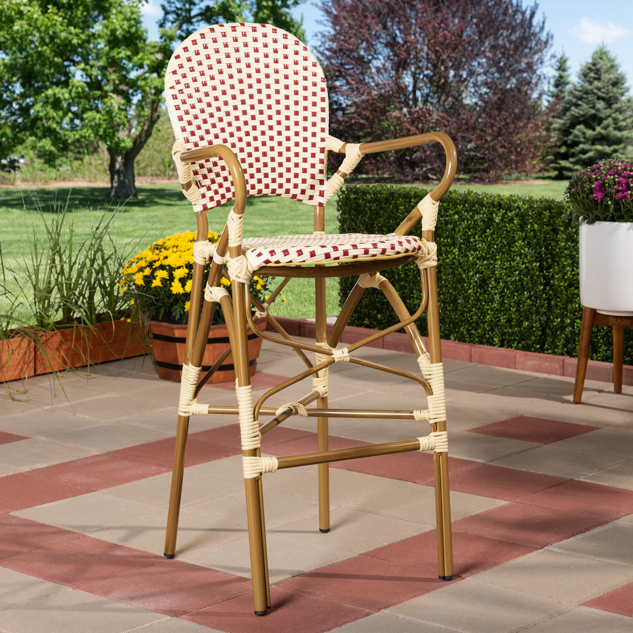 Baxton Studio Marguerite Classic French Indoor and Outdoor Beige