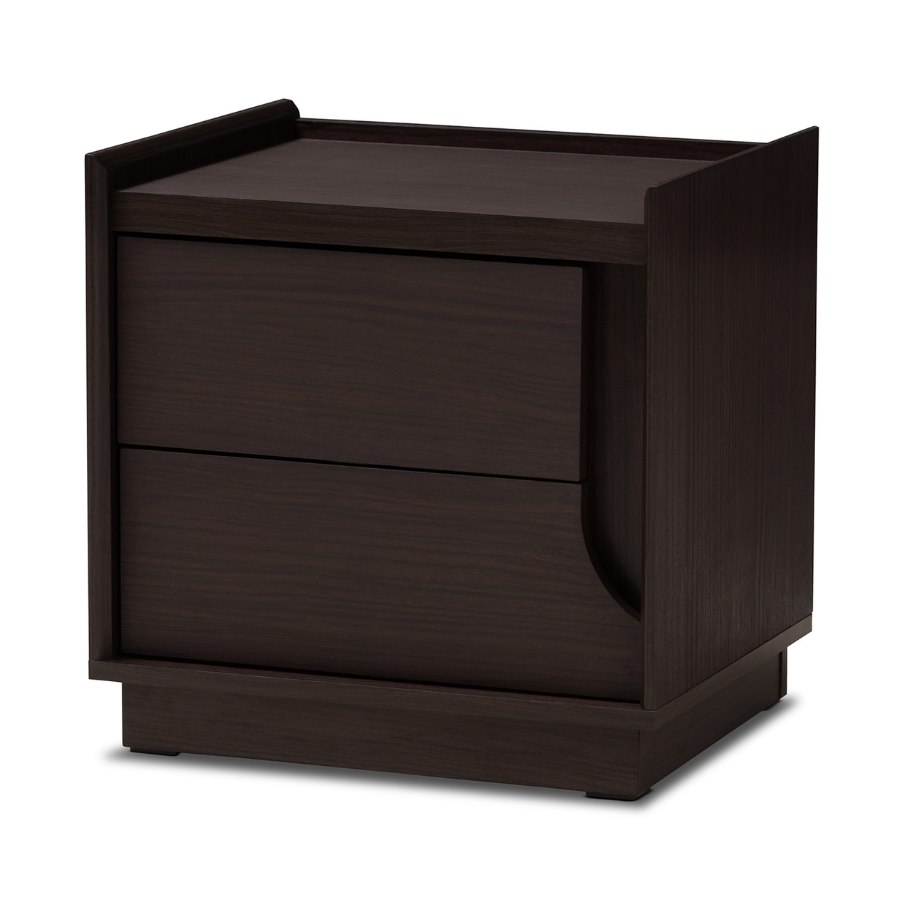 Baxton Studio Larsine Modern and Contemporary Brown Finished 2