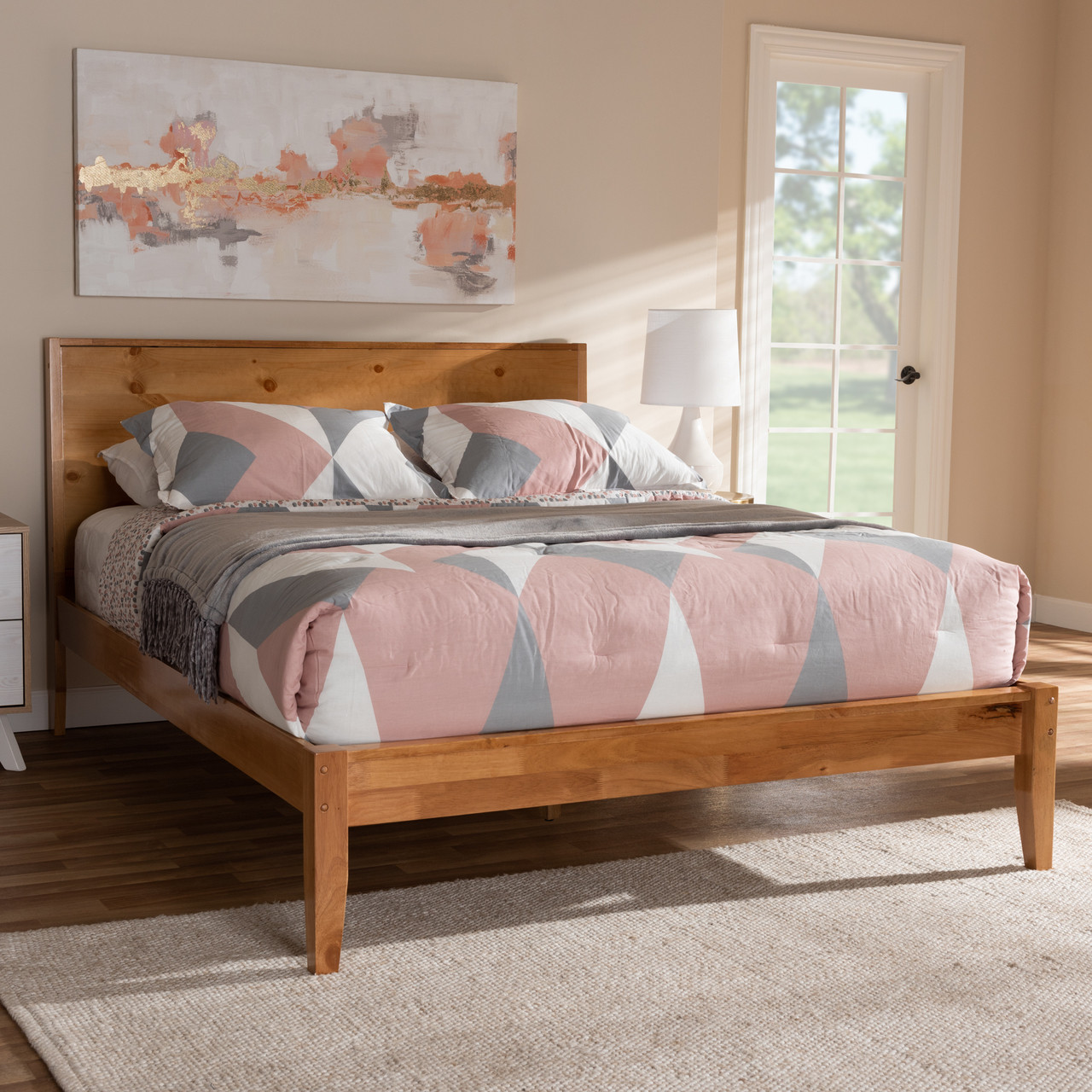 Baxton Studio Marana Platform Bed - Thumbnail 4
