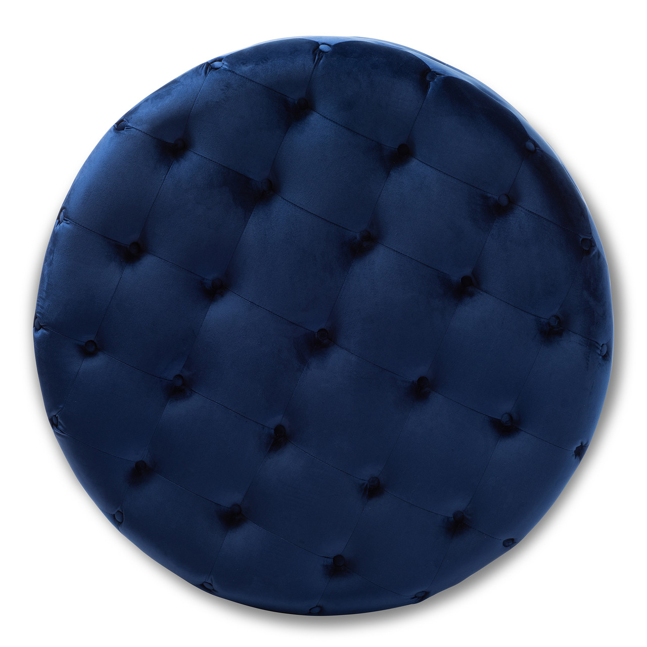 Baxton Studio Cardiff Transitional Royal Blue Velvet Fabric