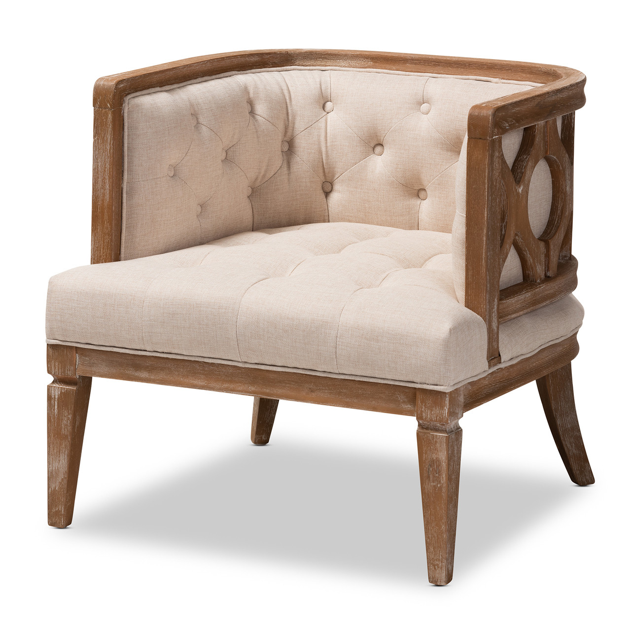 Baxton Studio Esme Accent Chair - Thumbnail 3
