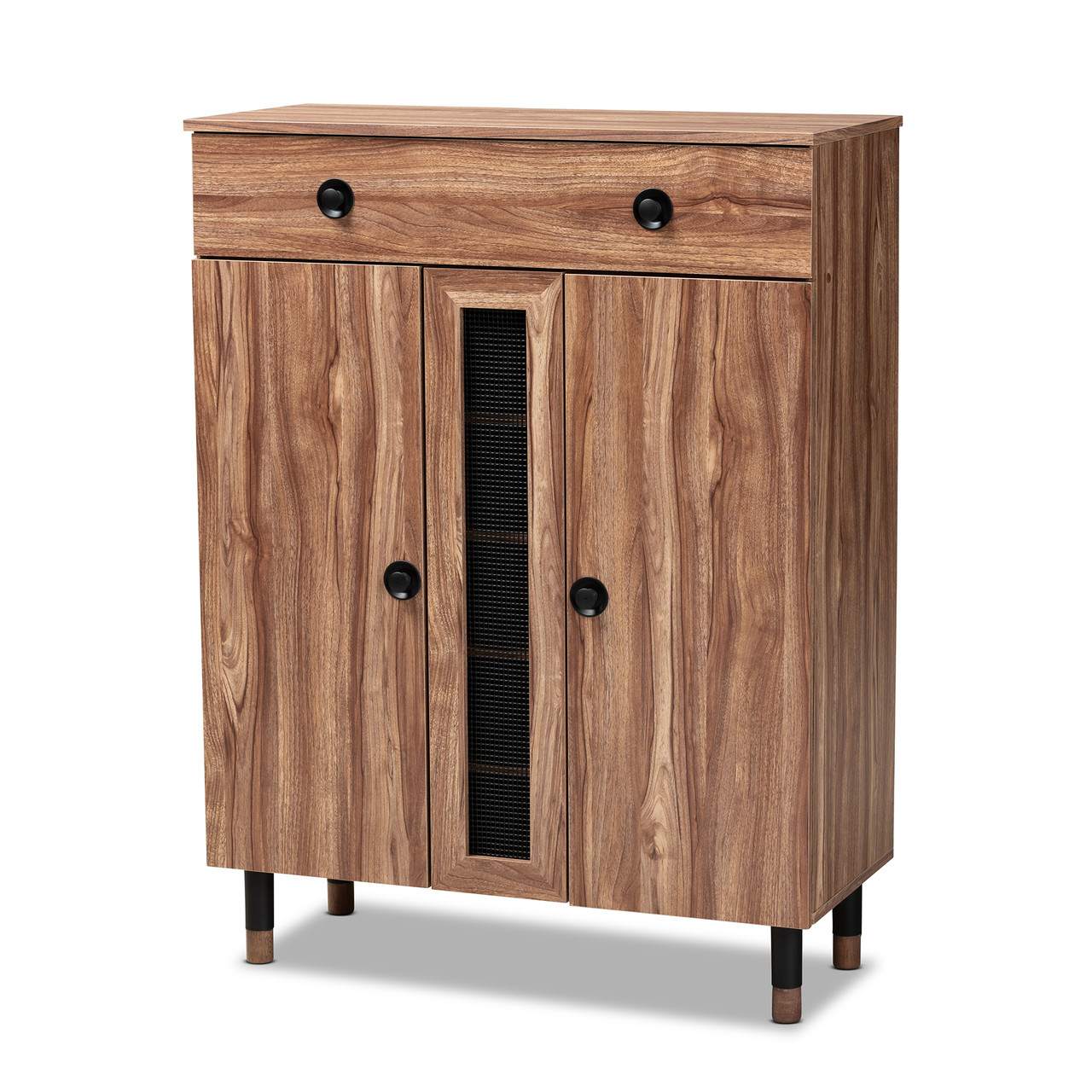 Baxton Studio Valina Modern and Contemporary 2 Door Wood Entryway