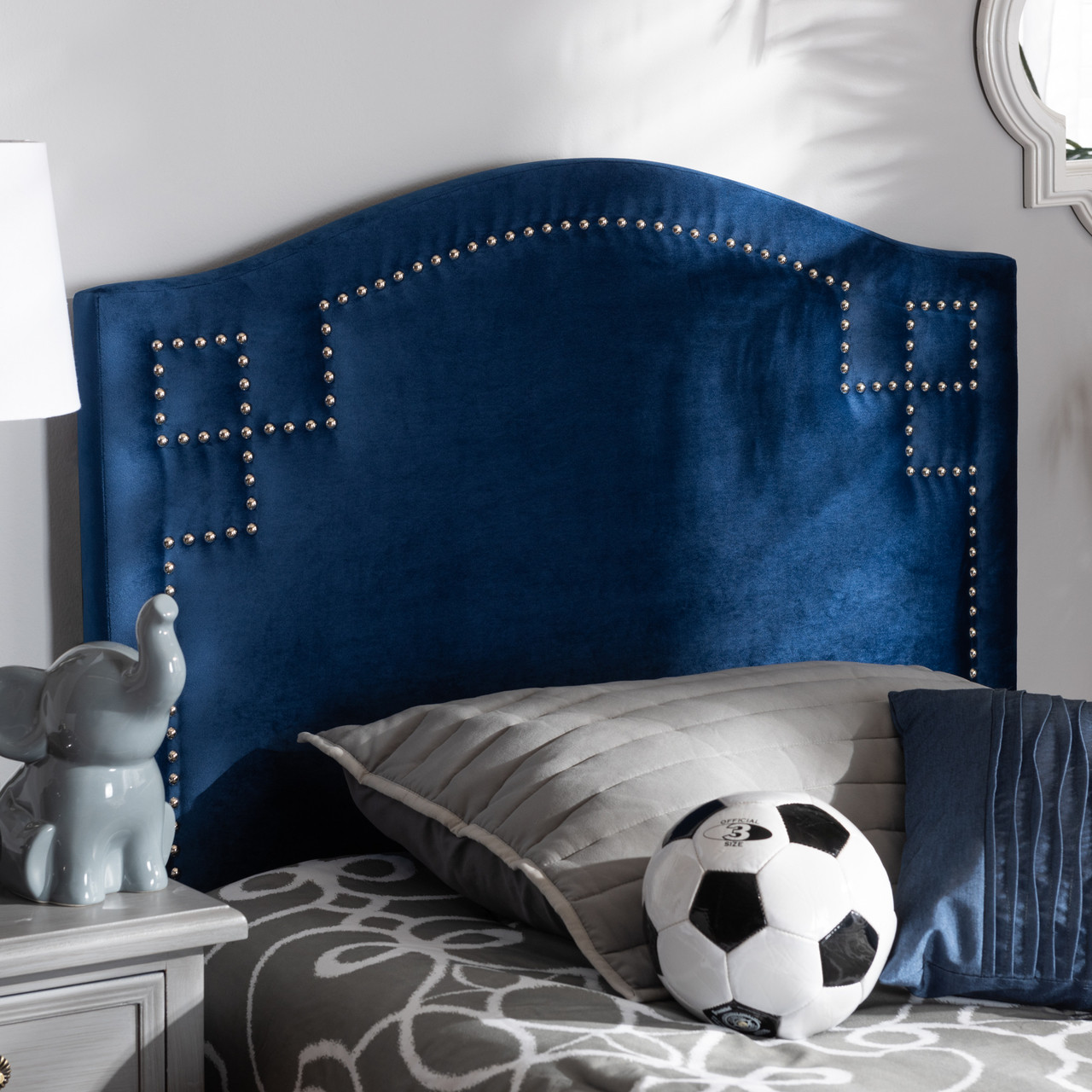 Baxton Studio Aubrey Headboard - Thumbnail 4
