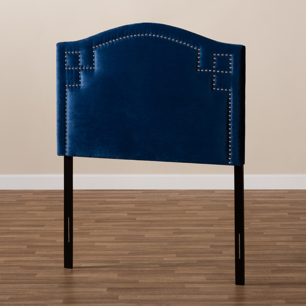 Baxton Studio Cora Modern and Contemporary Royal Blue Velvet