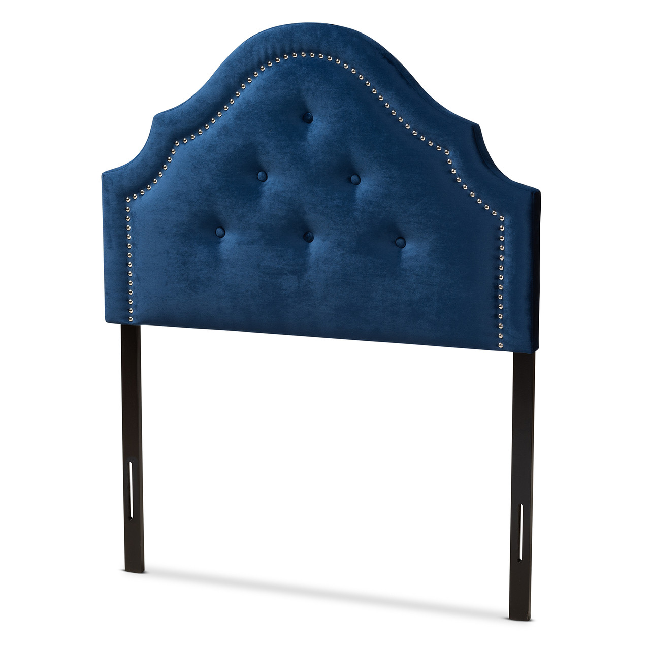 Baxton Studio Cora Modern and Contemporary Royal Blue Velvet