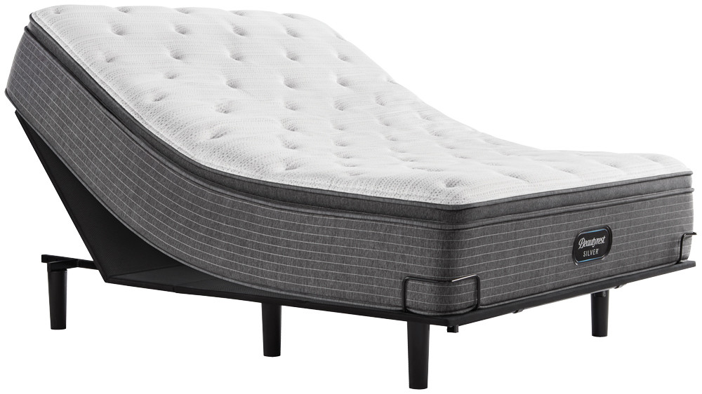 Simmons Beautyrest Silver BRS900 Plush Pillow Top Mattress with