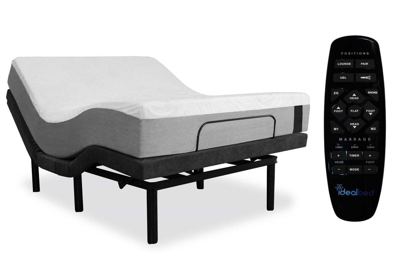iDealBed 4i Custom Adjustable Bed Base, Wireless, Massage, Zero Gravity 