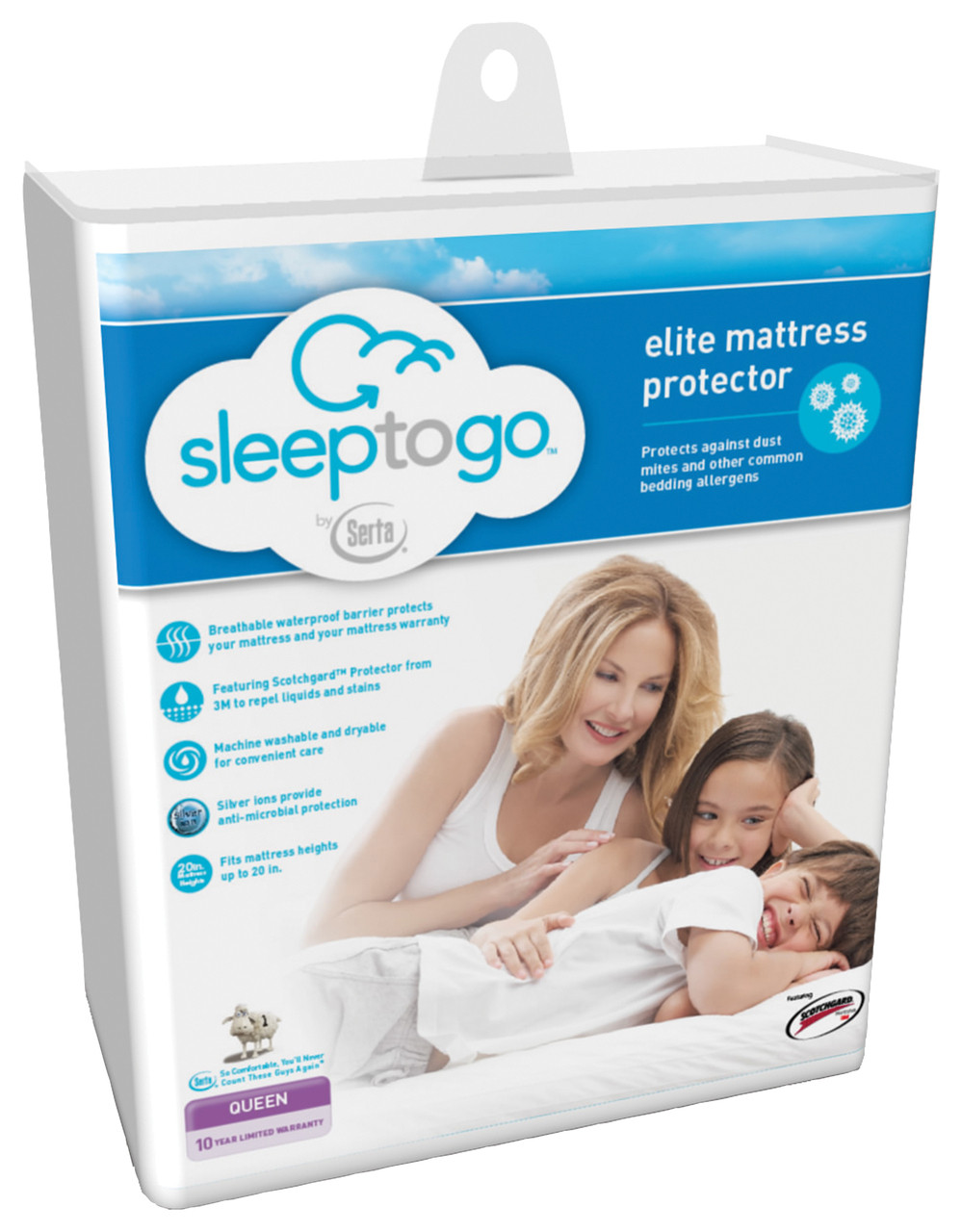 Serta Sleep to Go Elite Mattress Encasement Protector