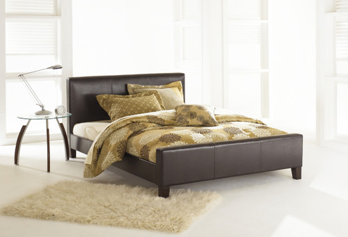 Fashion Bed Group Euro Upholstered Platform Bed Sable