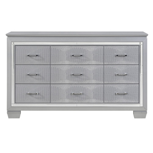 Homelegance Allura Dresser Featuring Touch-Engaged LED Lighting; Front View 