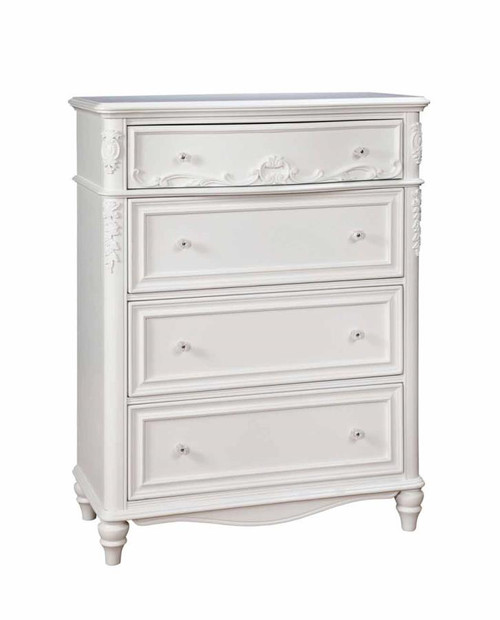 Coaster Caroline Tall Chest in White