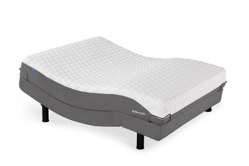 Reverie Dream Latex Mattress with Queen Reverie 7S Slim Adjustable Bed Set