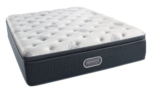 Simmons Beautyrest Silver Plush Pillow Top Mattress with Reverie 5D Adjustable Base Set