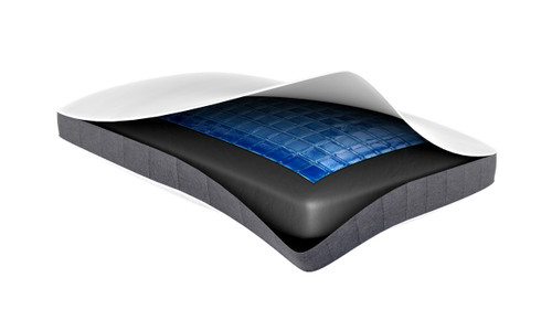 Sleep Technologies Bamboo Charcoal & Cooling Gel Memory Foam Pillow