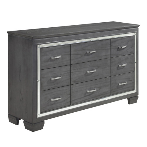 Homelegance Allura Collection Modern Dresser in Grey