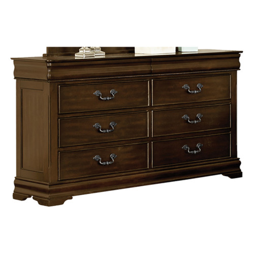 Homelegance Mont Belvieu Dresser in Dark Cherry