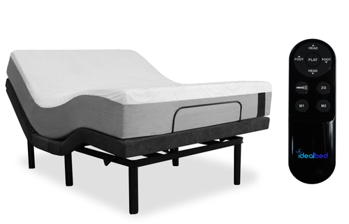 iDealBed 3i Custom Adjustable Sleep System with 10" Gel Memory Foam ; with Remote 