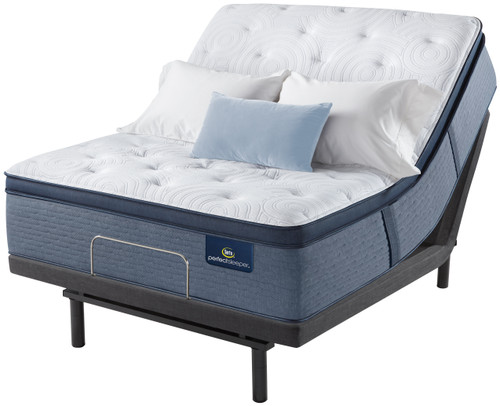 Serta Perfect Sleeper Sapphire Canyon Firm Pillow Top with Serta Motion Essentials V Adjustable Sleep System