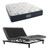 Simmons Beautyrest Silver Miller Plush Mattress with SmartMotion 1.0 Adjustable Bed Set