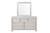Homelegance Bevelle Collection Dresser in Dark Grey; Front Angle 