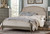 Homelegance Albright Collection Upholstered Bed in Oak