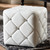 Baxton Studio Stacey Modern and Contemporary White Faux Leather Upholstered Ottoman