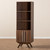 Baxton Studio Ashfield Mid-Century Modern Walnut Brown Finished Wood Bookcase