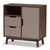 Baxton Studio Britta Mid-Century Modern Walnut Brown and Grey Two-Tone Finished Wood Sideboard