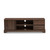 Baxton Studio Burnwood Modern and Contemporary Walnut Brown Finished Wood TV Stand