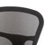 Baxton Studio Landon Modern and Contemporary and Contemporary Black Mesh Adjustable Height Drafting Stool Chair