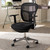 Baxton Studio Landon Modern and Contemporary and Contemporary Black Mesh Adjustable Height Office Chair