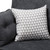 Baxton Studio Miranda Mid-Century Modern Dark Grey Fabric Upholstered Sofa