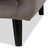 Baxton Studio Carina Mid-Century Modern Light Grey Fabric Upholstered Sofa