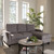 Baxton Studio Greyson Modern And Contemporary Light Grey Fabric Upholstered Reversible Sectional Sofa