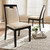 Baxton Studio Evelyn Modern and Contemporary Beige Faux Leather Upholstered and Dark Brown Finished Dining Chair Set